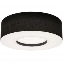 AFX Lighting, Inc. MCF3044MB-BK - Montclair 30&#39;&#39; Med Base Flush Mount,BK