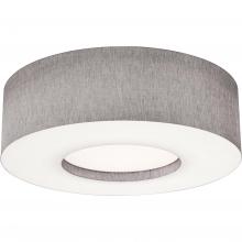 AFX Lighting, Inc. MCF3044MB-GY - Montclair 30&#39;&#39; Med Base Flush Mount,GY