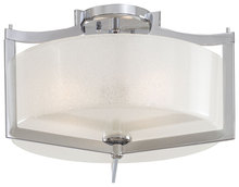 Minka-Lavery 4397-77 - 3 LIGHT SEMI FLUSH MOUNT