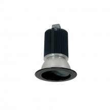 Nora NC2-436L1527FBSF - 4" Sapphire II Wall Wash, 1500lm, 2700K, 60-Degrees Flood, Black Self Flanged (LE6 Housings