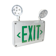 Nora NEX-720-LED/G-CC - LED Self-Diagnostic Wet/Cold Location Exit & Emergency Sign w/ Battery Backup & Remote Capability,