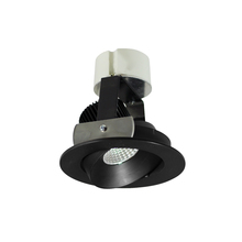 Nora NIR-4RCCDXBB - 4&#34; Iolite LED Round Adjustable Cone Retrofit, 800lm / 12W, Comfort Dim, Black Reflector / Black