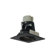 Nora NIR-4SCCDXBB - 4&#34; Iolite LED Square Adjustable Cone Retrofit, 800lm / 12W, Comfort Dim, Black Reflector / Black