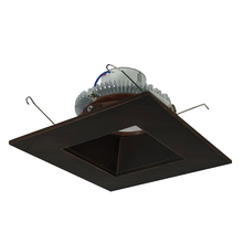 Nora NLCBC2-65627BZBZ/10 - 6&#34; Cobalt Click LED Retrofit, Square Reflector, 1000lm / 12W, 2700K, Bronze Reflector / Bronze