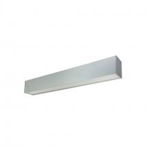 Nora NLUD-2334A - 2&#39; L-Line LED Indirect/Direct Linear, 3710lm / Selectable CCT, Aluminum Finish