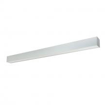 Nora NLUD-4334A/EM - 4&#39; L-Line LED Indirect/Direct Linear, 6152lm / Selectable CCT, Aluminum Finish, with EM