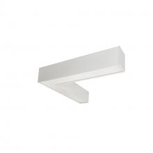 Nora NLUD-L334W - &#34;L&#34; Shaped L-Line LED Indirect/Direct Linear, 3781lm / Selectable CCT, White Finish