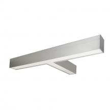 Nora NLUD-T334A - &#34;T&#34; Shaped L-Line LED Indirect/Direct Linear, 5027lm / Selectable CCT, Aluminum Finish