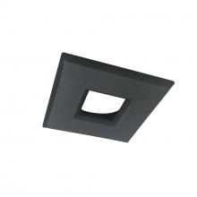 Nora NM1-SSSB - 1&#34; Square M1 Stainless Steel Trim, Black