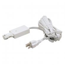 Nora NT-321W - Cord and Plug Set, 12&#39;, 1 circuit track, White