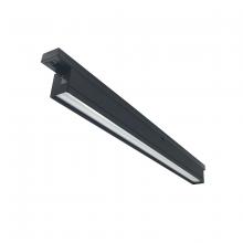 Nora NTE-LIN4TWB - 4&#39; T-Line Tunable White Linear LED Track Head, 3200lm, 40W, 30/35/40K, 90+ CRI, Black