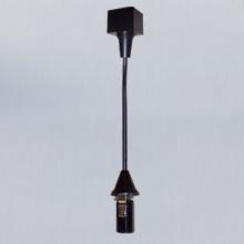 Nora NTH-160B - Track Mounted Line Voltage Pendant Cord, 8&#39;-6&#34; length, Candelabra Base, 60W Max, Black