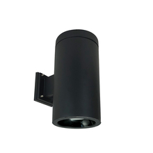 Nora NYLD2-6W10127BBB4 - 6&#34; Cobalt Wall Mount Cylinder, Black, 1000L, 2700K, Black/Black Reflector, 120V Triac/ELV/0-10V