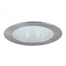 Nora NTS-4226C - 4&#34; Frosted Flat Lens w/ Specular Clear Reflector & Chrome Metal Trim