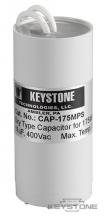 Keystone Technologies CAP-175MPS - Capacitor for 175W Pulse Start MH, 11uF, 370V, Dry Film