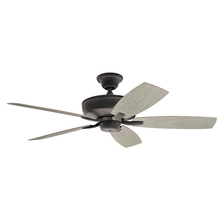 Kichler 310103WZC - Monarch II Patio 52&#34; Fan Weathered Zinc