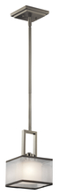 Kichler 43442NI - Kailey™ 1 Light Halogen Mini Pendant Brushed Nickel