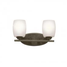 Kichler 5097OZSL18 - Eileen™ 2 light Vanity Light with LED Bulbs Olde Bronze®