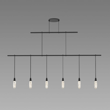 Sonneman S1B48K-JR181212-RP08 - 48&#34; 2-Tier Linear with Crystal Teardrop Luminaires