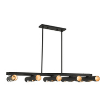 Livex Lighting 45898-04 - 10 Lt Black Linear Chandelier