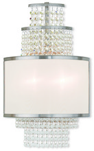 Livex Lighting 50782-91 - 2 Light Brushed Nickel Wall Sconce