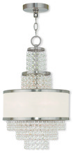 Livex Lighting 50783-91 - 3 Light Brushed Nickel Mini Chandelier