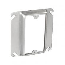 Aura Electric 19-5201-5/8 - 4 Inch Square 5/8 Inch One Gang Adapter Device Ring Raised Square