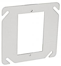 Aura Electric 19-5201-OFF - 4 Inch Square Flat One Gang Adapter Device Ring