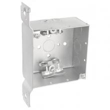 Aura Electric 19DWBXD - 4x4 x 2-1/8 Inch MCI BX Drywall Outlet Box with Knockouts FM Bracket