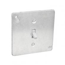 Aura Electric 19-T30A - 4 Inch 30 Amp Toggle Switch Outlet Cover Flat