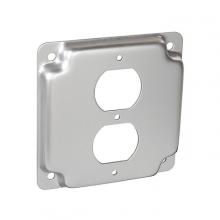 Aura Electric 19-D - 4 Inch 1 Duplex Raised Receptacle Outlet Cover Square