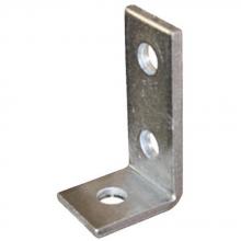 Aura Electric G306 - Corner Angle - 3 Holes 4-1/8&#34; x 1-5/8&#34; Gusset 2 Way Shelf Angle 90 Degrees