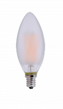 Goodlite G-83428 - LED Chandelier C35 5W 27K Dimmable Bulb Torpedo Tip Frosted 60W Equivalent