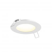 DALS Lighting 2006-WH - White 6 Inch Round LED Recessed Panel Light