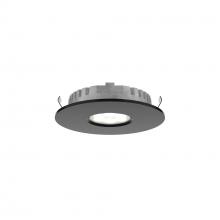 DALS Lighting K4001-BK - Black Kit of 3 Recessed Round Under Cabinet SuperPuck Lights