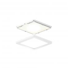 DALS Lighting K4006SQ-4K-WH - White Kit of 3 Ultra Slim Square Under Cabinet Puck Lights