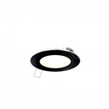 DALS Lighting 5004-CC-BK - Black 4 Inch Round CCT LED Recessed Panel Light