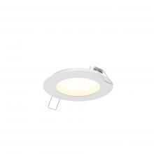 DALS Lighting 5004-CC-WH - White 4 Inch Round CCT LED Recessed Panel Light