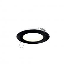 DALS Lighting 5005-CC-BK - Black 5 Inch Round CCT LED Recessed Panel Light