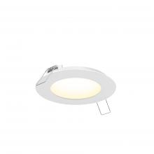 DALS Lighting 5006-CC-WH - White 6 Inch Round CCT LED Recessed Panel Light