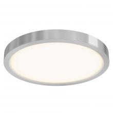 DALS Lighting CFLEDR18-CC-SN - Satin Nickel 18 Inch Round Indoor/Outdoor LED Flush Mount