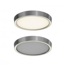 DALS Lighting CFR12-3K-SN - Satin Nickel Bloom 12 Inch Dual-Light Dimmable LED Flush Mount