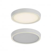 DALS Lighting CFR12-3K-WH - White Bloom 12 Inch Dual-Light Dimmable LED Flush Mount