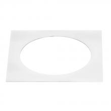 DALS Lighting LEDDOWNACC-GOOFSQ6 - White Goof Ring for 6&#34; Recessed Light Square