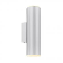 DALS Lighting LEDWALL-A-SG - Satin Grey 4 Inch Round Adjustable LED Cylinder Sconce