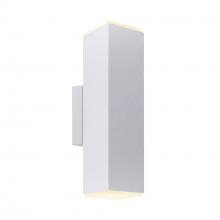 DALS Lighting LEDWALL-B-SG - Satin Grey 4 Inch Square Adjustable LED Cylinder Sconce