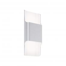 DALS Lighting LEDWALL-E-SG - Satin Grey 13 inch Open Linear LED Wall Sconce