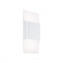 DALS Lighting LEDWALL-E-WH - White 13 inch Open Linear LED Wall Sconce