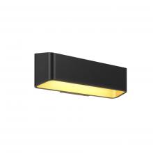 DALS Lighting LEDWALL-F-BK - Black 13 Inch Indirect Rectangular LED Wall Sconce