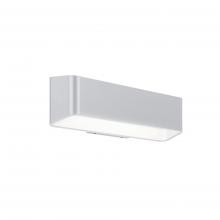 DALS Lighting LEDWALL-F-SG - Satin Grey 13 Inch Indirect Rectangular LED Wall Sconce